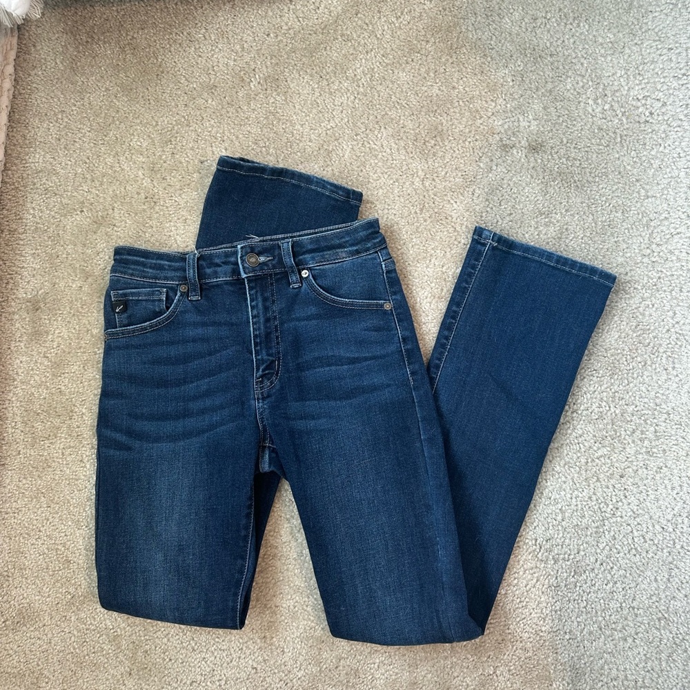 KanCan Dark Blue Straight Leg Jeans